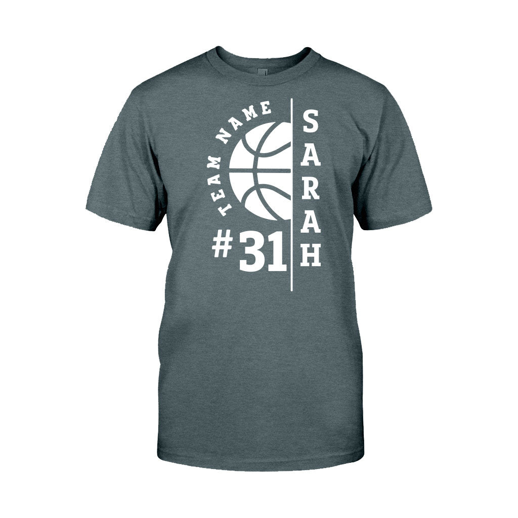 Love Basketball - Personalized Basketball T-shirt And Hoodie