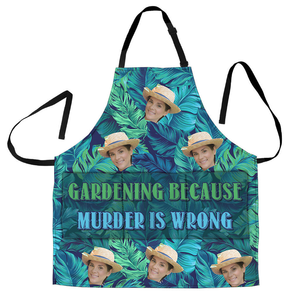 And Into The Garden - Gardening gift for mom, dad, grandma, him, her, wife, husband, girlfriend, boyfriend - Personalized Apron