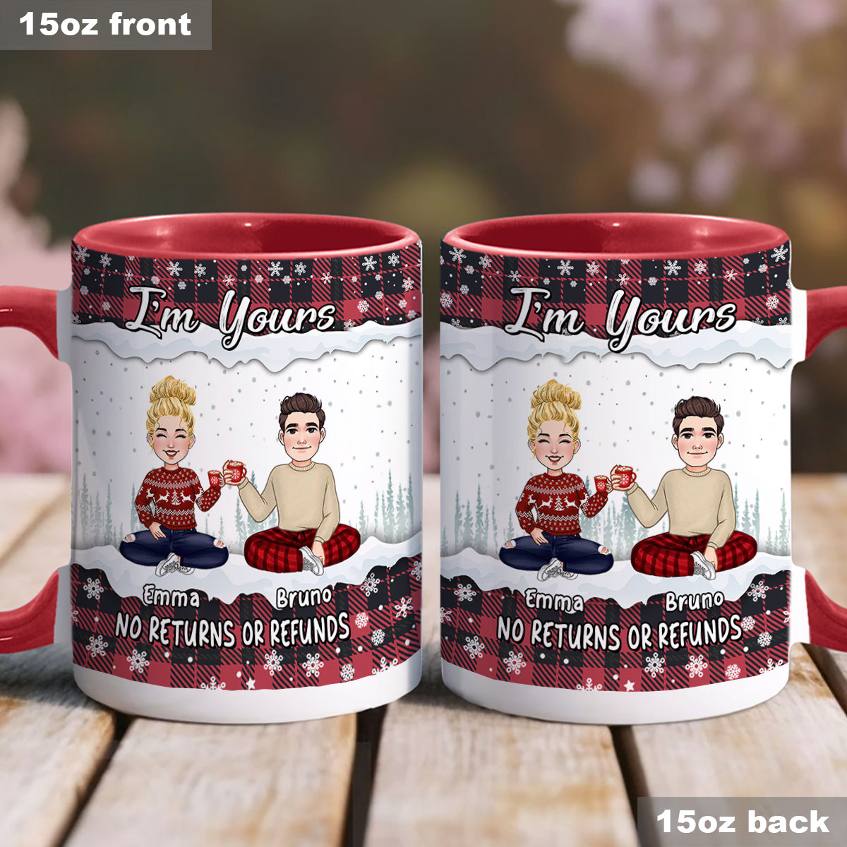I’m Yours - Personalized Couple Accent Mug