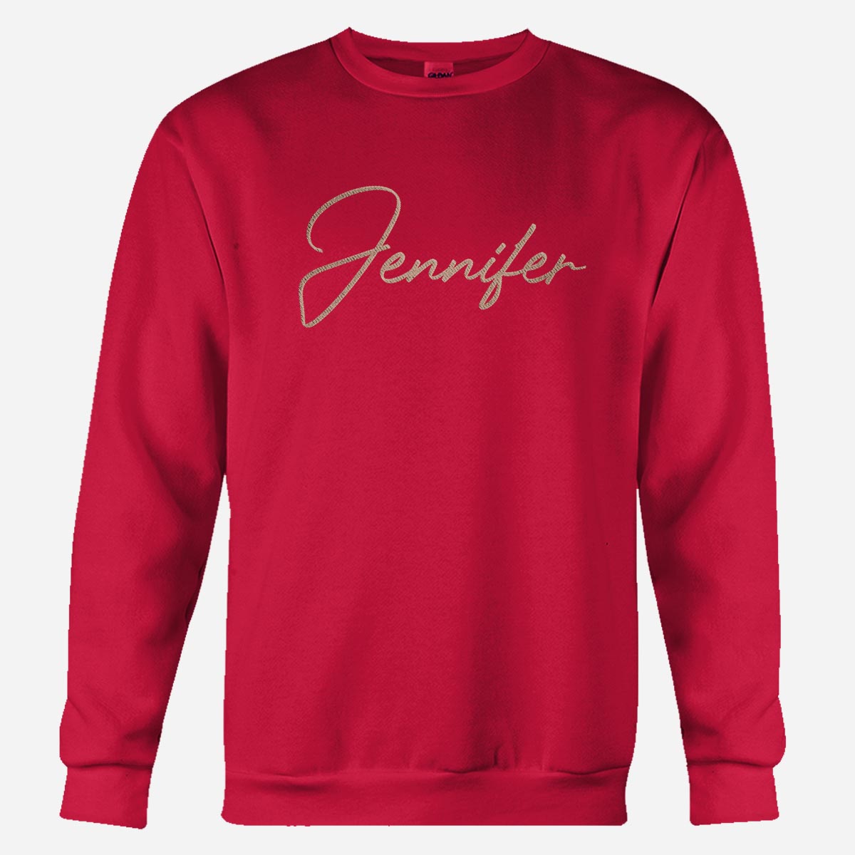 Custom Name - Personalized Sibling Embroidered Sweater
