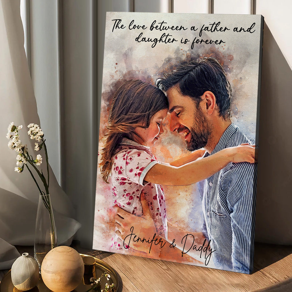 Best Dad Ever - Personalized Father Canvas And Poster