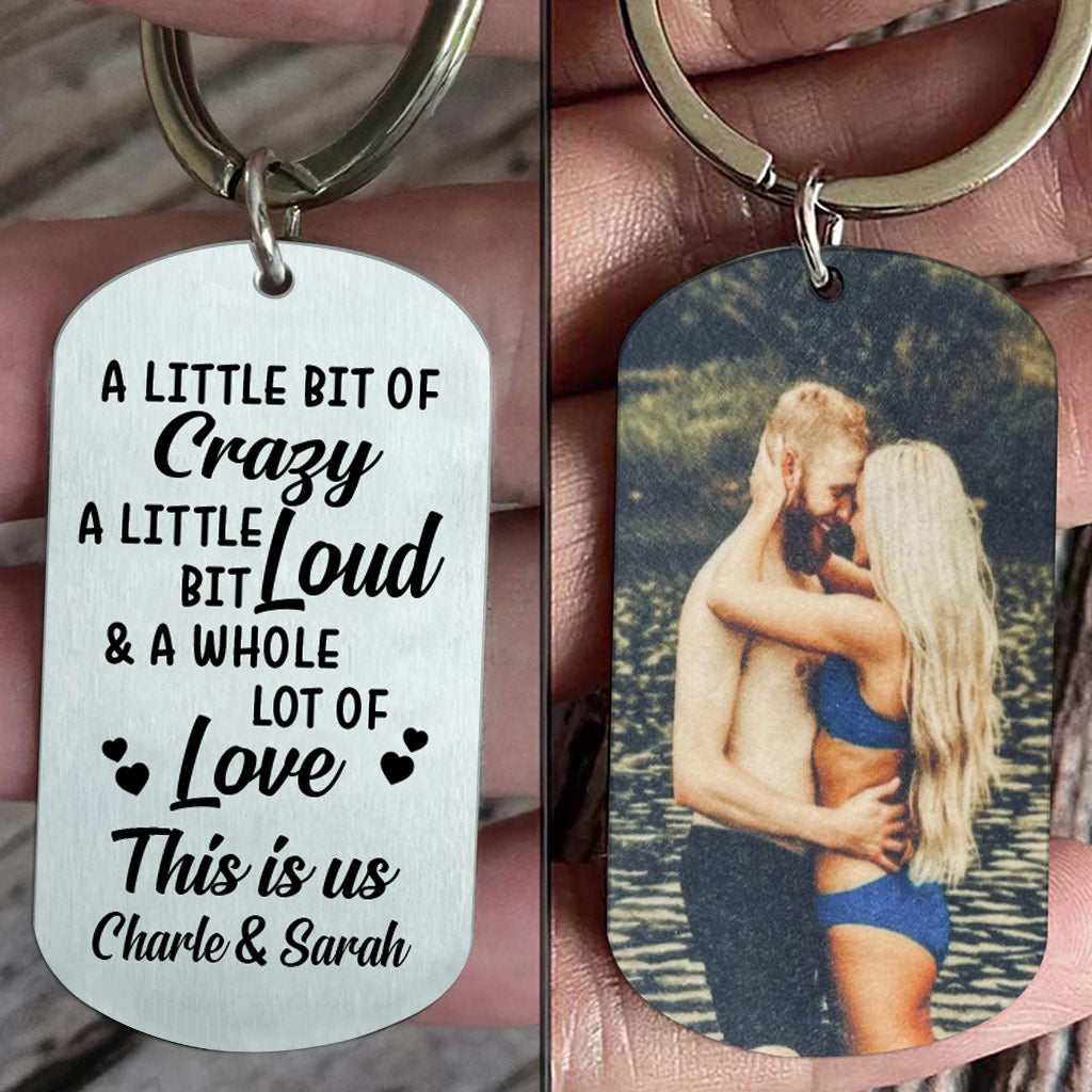 I'm Yours - Couple gift for husband, boyfriend, wife, girlfriend - Personalized Stainless Steel Keychain