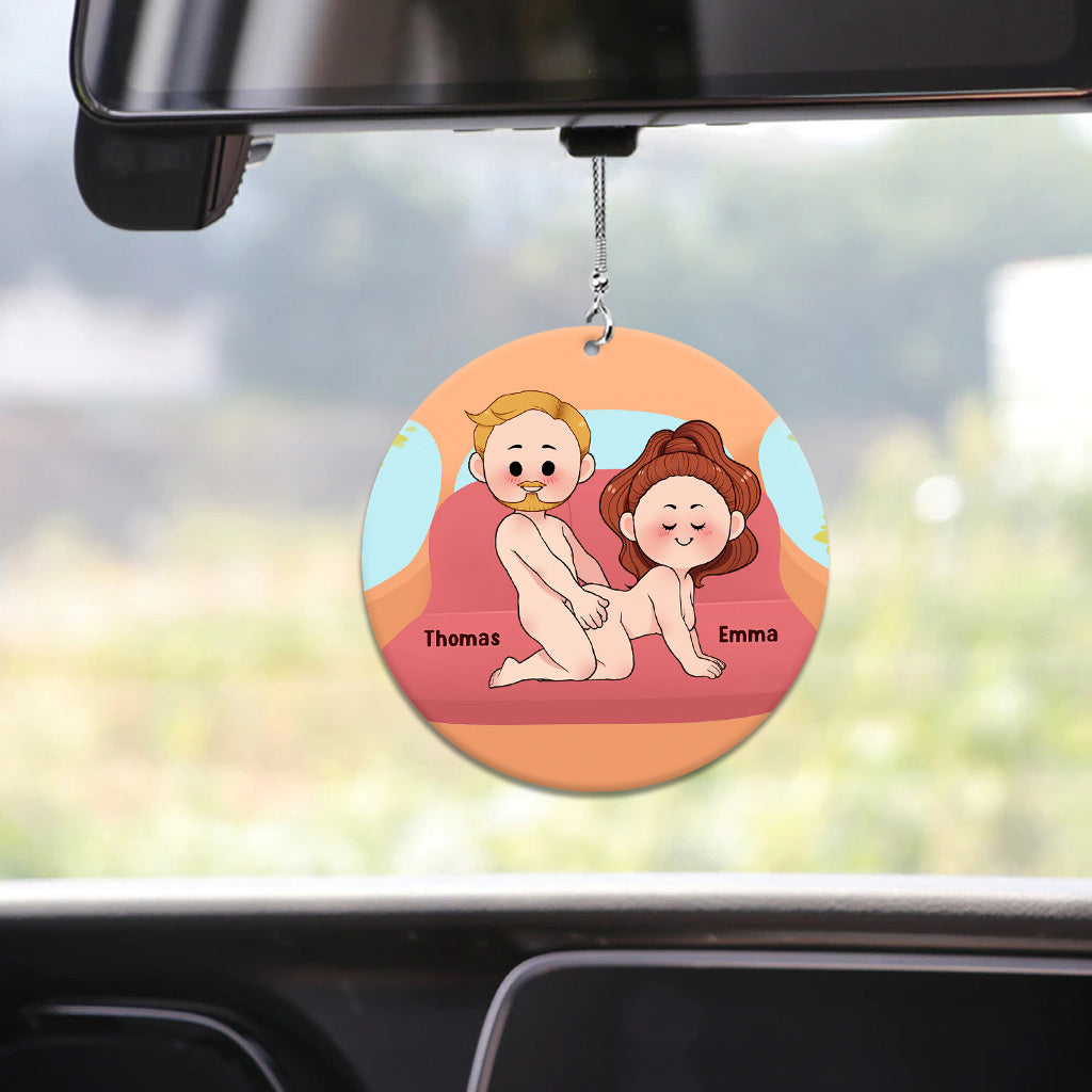 Because I Love You - Personalized Couple Car Ornament