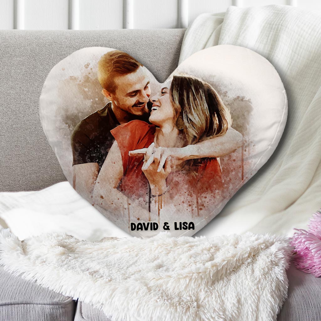 You & Me - Personalized Couple Shaped Pillow