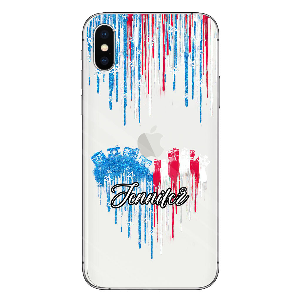 Love Photography - Personalized Photography Clear Phone Case