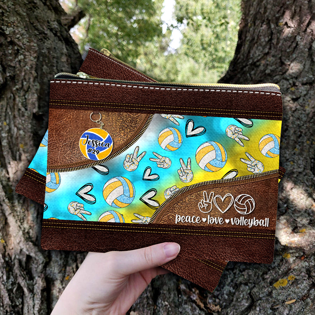 Peace Love Volleyball – Personalisierte Volleyballtasche