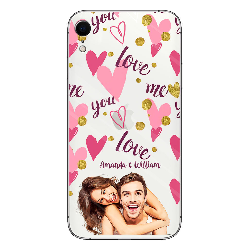 I'm Yours - Personalized Couple Clear Phone Case