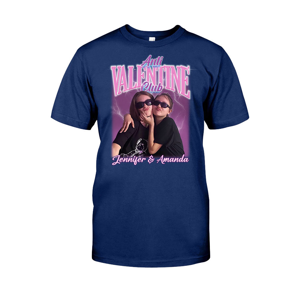 Anti-Valentinstag-Club – Personalisiertes Bestie-T-Shirt und Hoodie