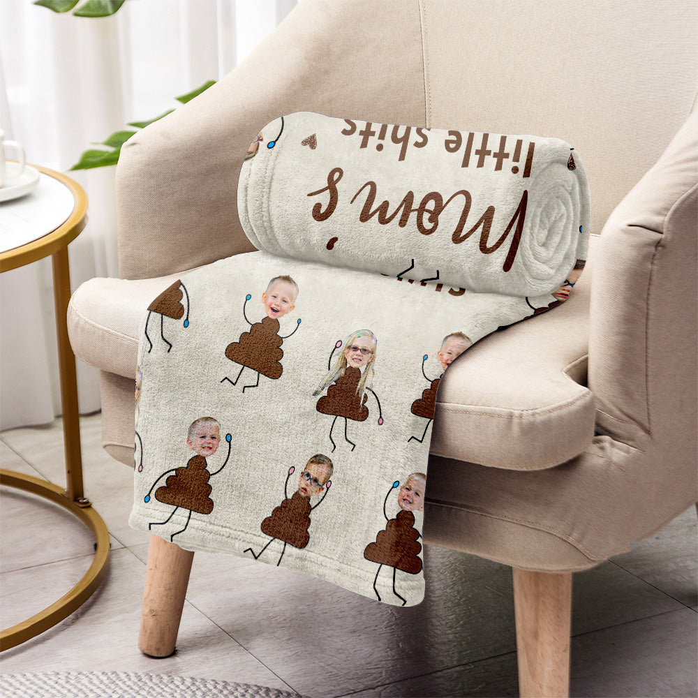 Grandma's Little Cuties - Gift for grandma, mom, dad, grandpa - Personalized Blanket