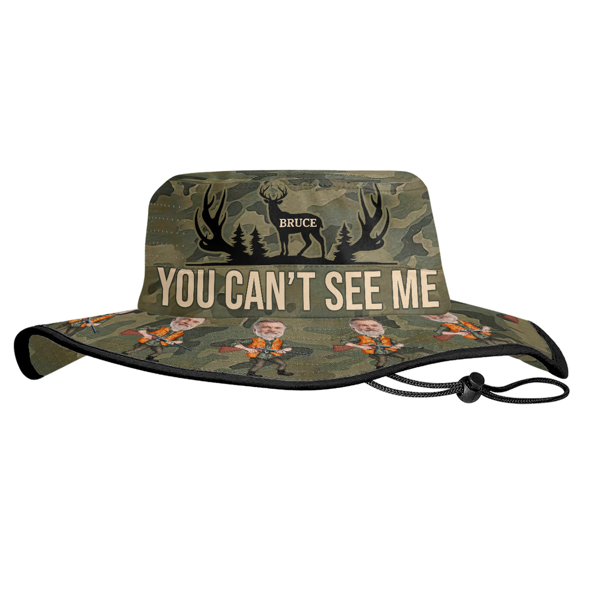 You Can’t See Me - Personalized Hunting Boonie Hat