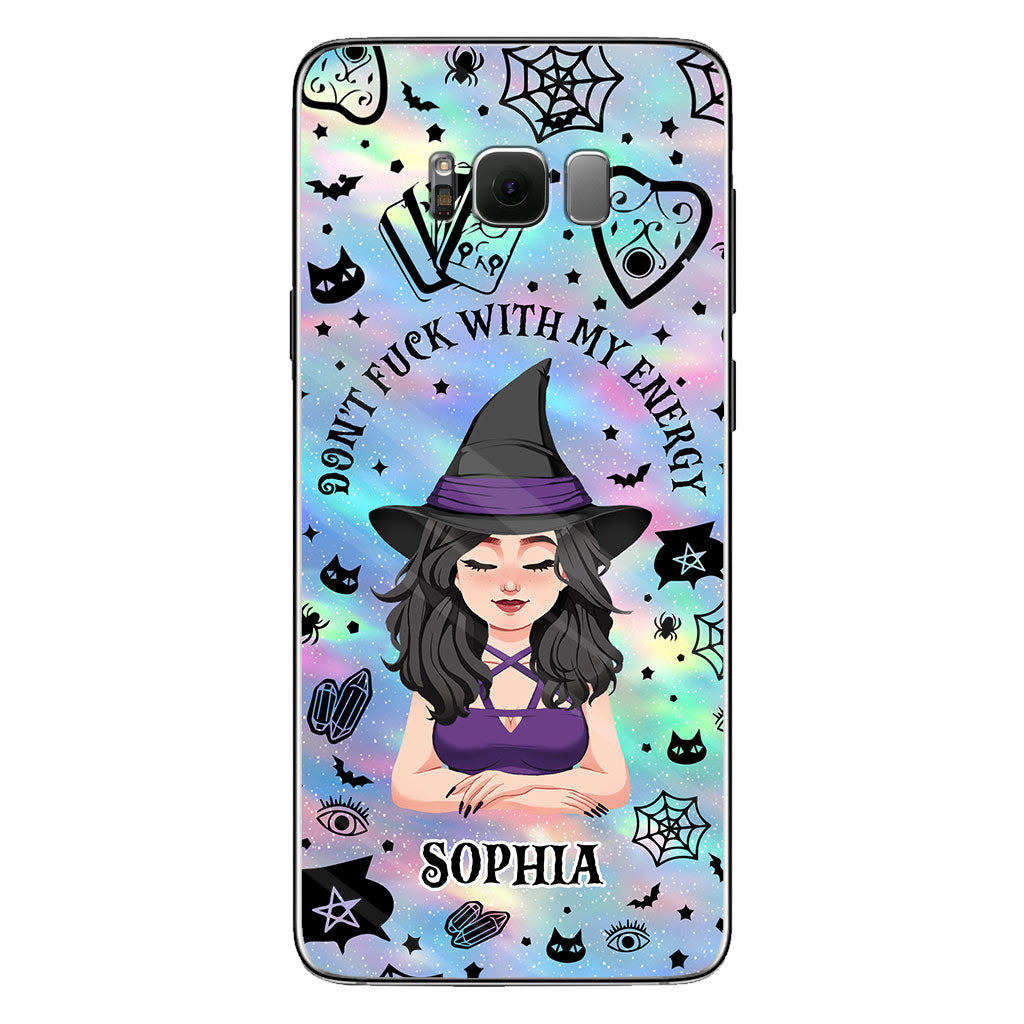 Don't F With My Energy - Personalized Witch Phone Case