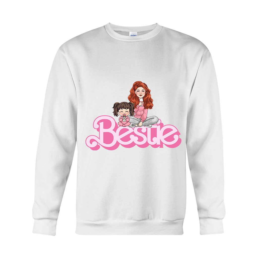 Besties Mommy & Daughters - Personalized Mother T-shirt And Hoodie