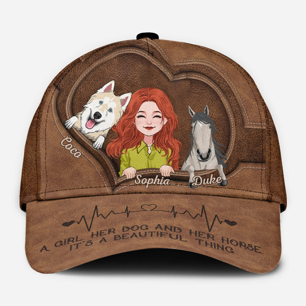 What A Beautiful Thing - Personalized Horse Classic Cap