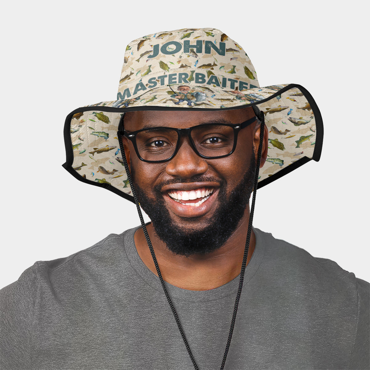 Master Baiter – Personalisierter Angel-Boonie-Hut