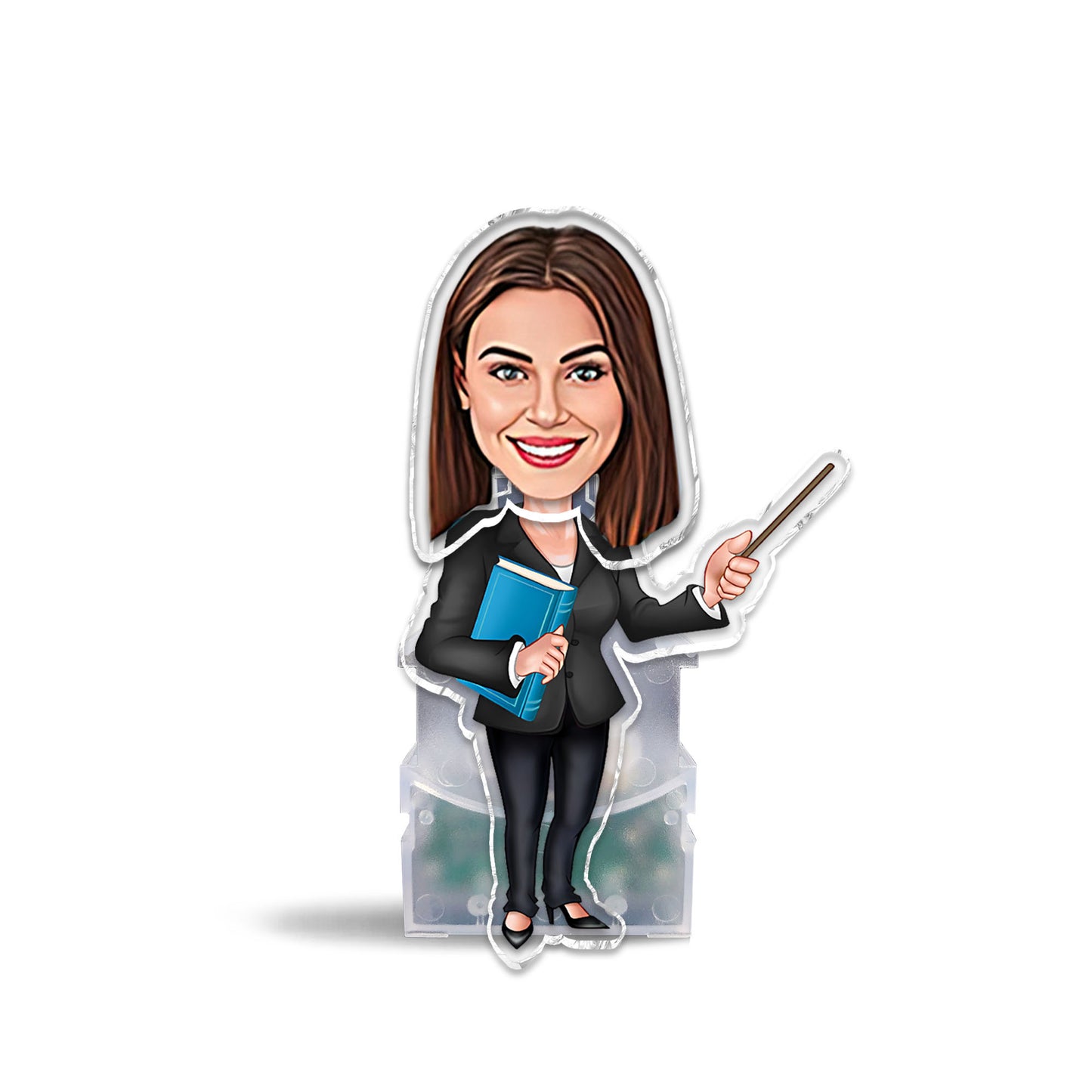 Lustige Fotofigur – Personalisierter Lehrer-Wackelkopf