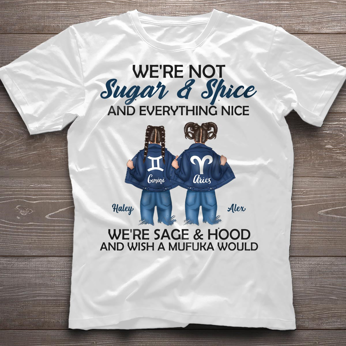 Trouble Together - Personalized Bestie T-shirt And Hoodie