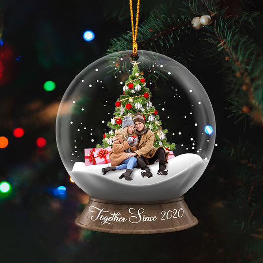 Together Since - Personalized Couple Transparent Ornament