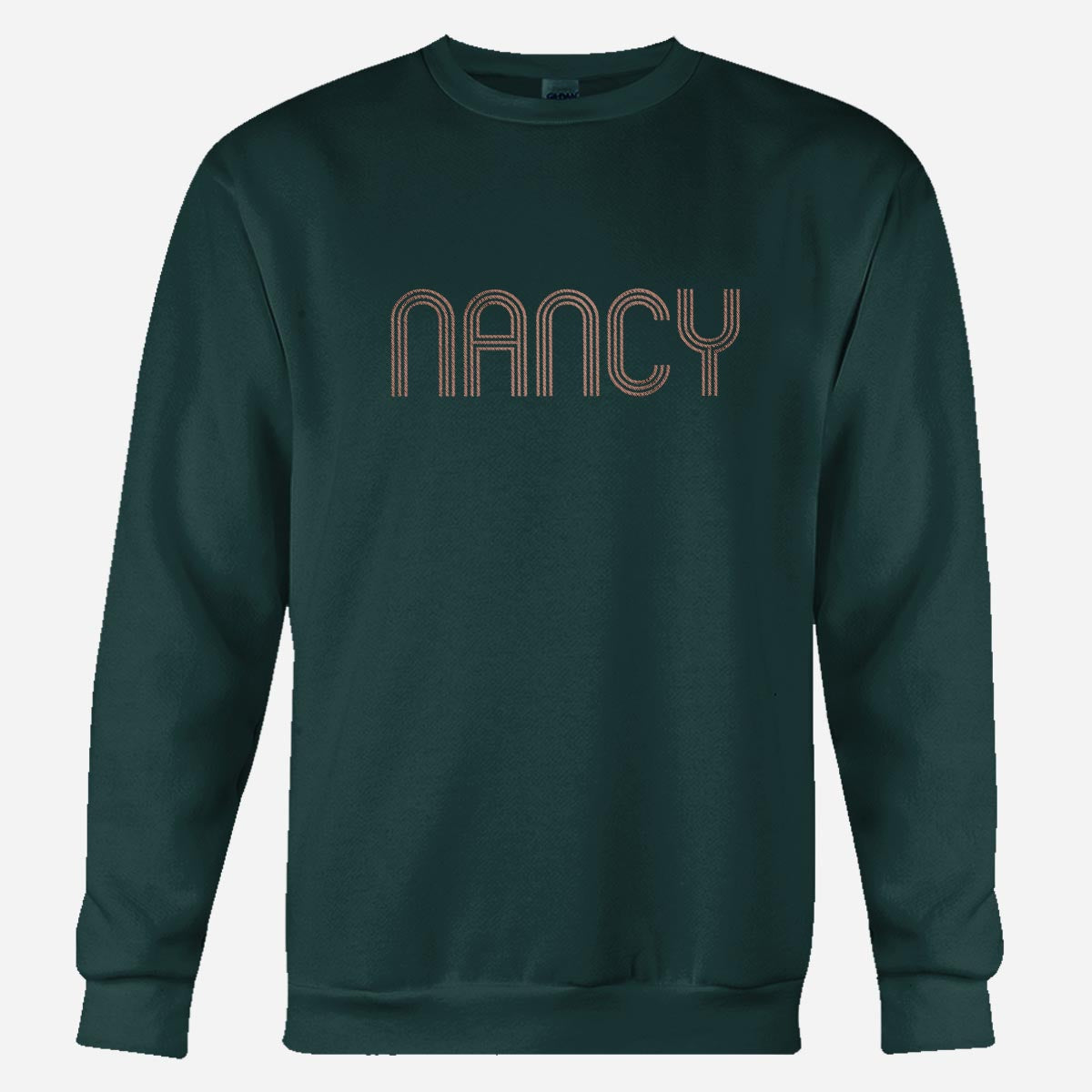 Custom Name - Personalized Couple Embroidered Sweater