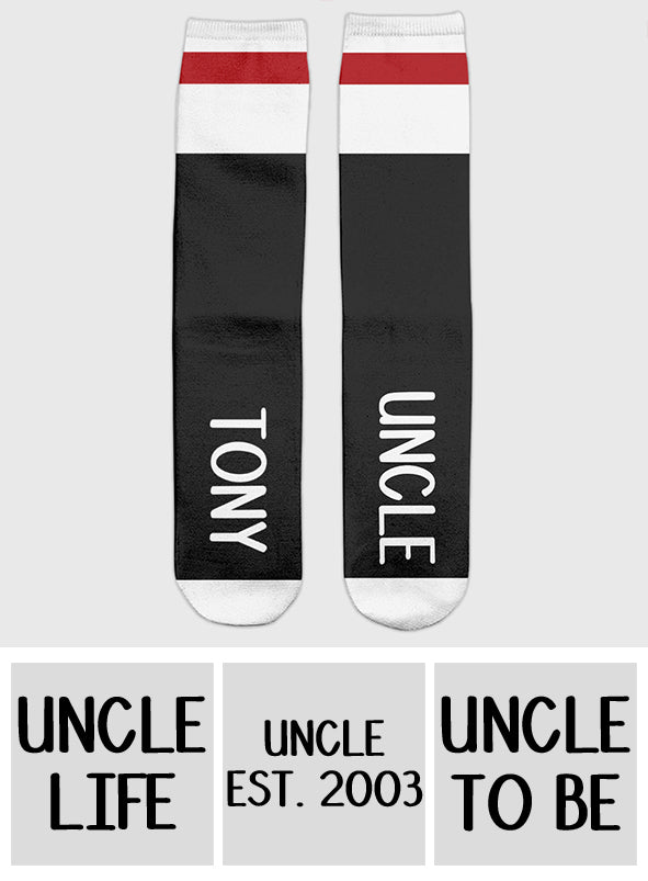 Best Uncle Ever - Personalized Uncle Socks