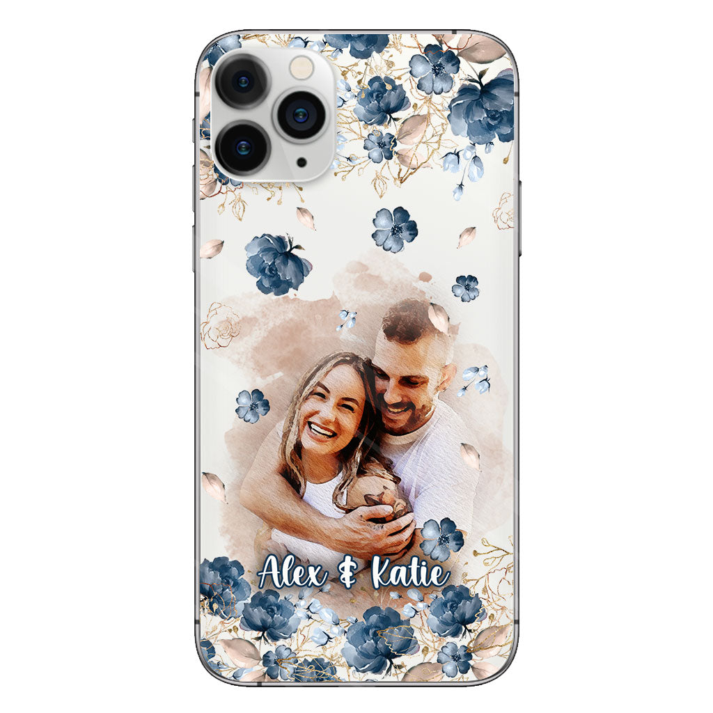 Floral Phone Case - Personalized Clear Phone Case