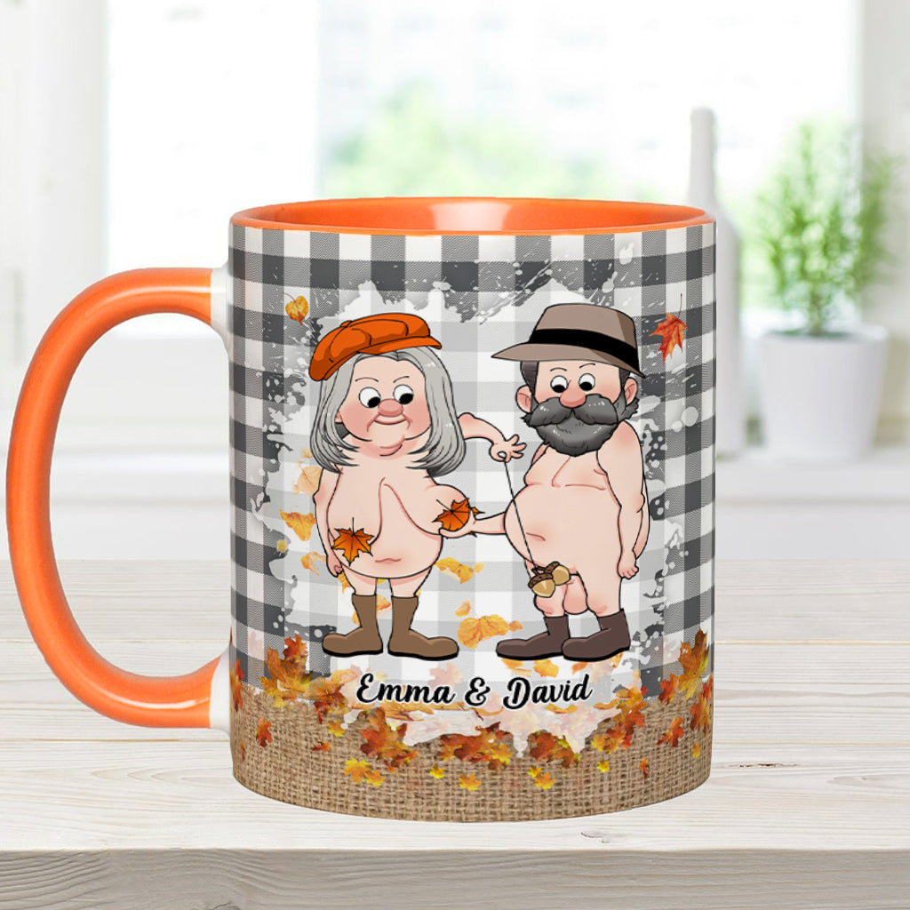 Annoying Each Other - Personalized Couple Accent Mug