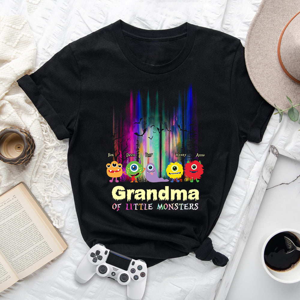 Grand-mère de petits monstres - T-shirt et sweat à capuche personnalisés pour grand-mère