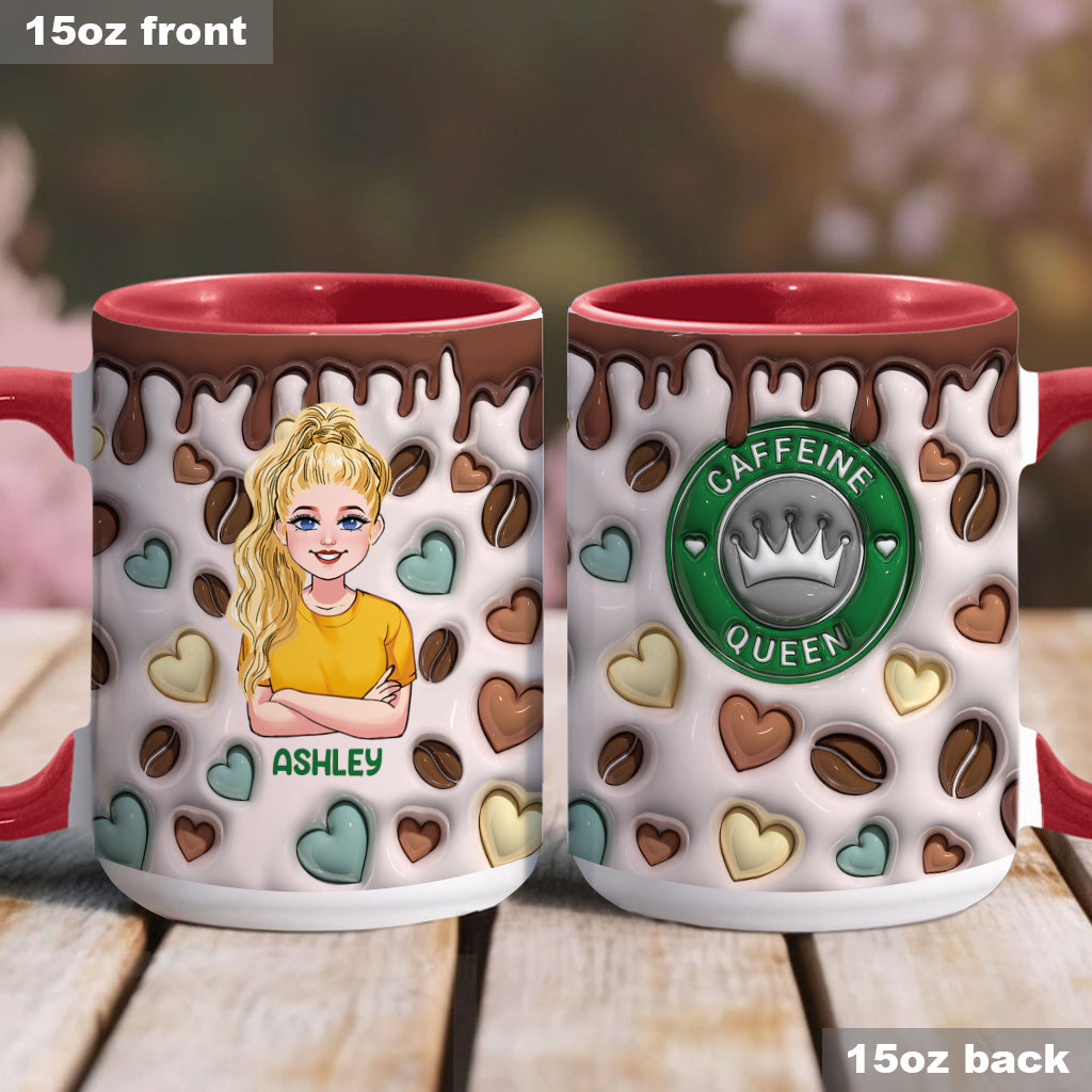 Mug personnalisé « Reine du café »