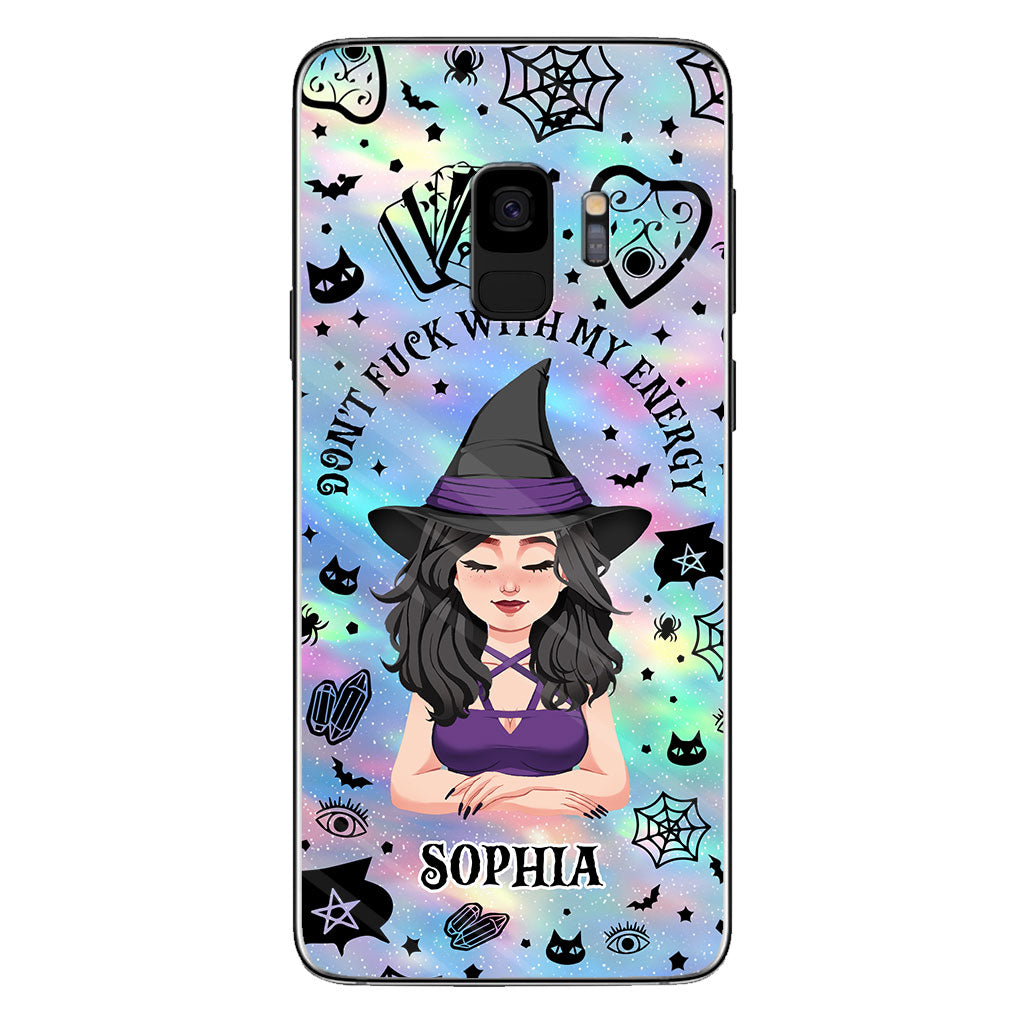 Don't F With My Energy - Personalized Witch Phone Case