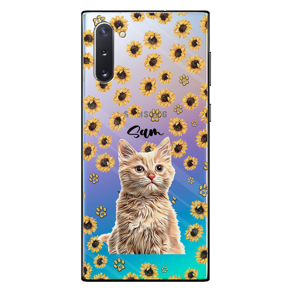 You Are My Sunshine - Personalized Dog Clear Phone Case