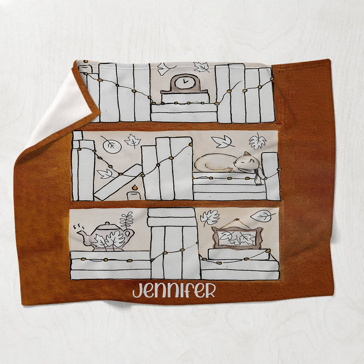 Four Seasons Reading Tracker - Personalized Book Blanket