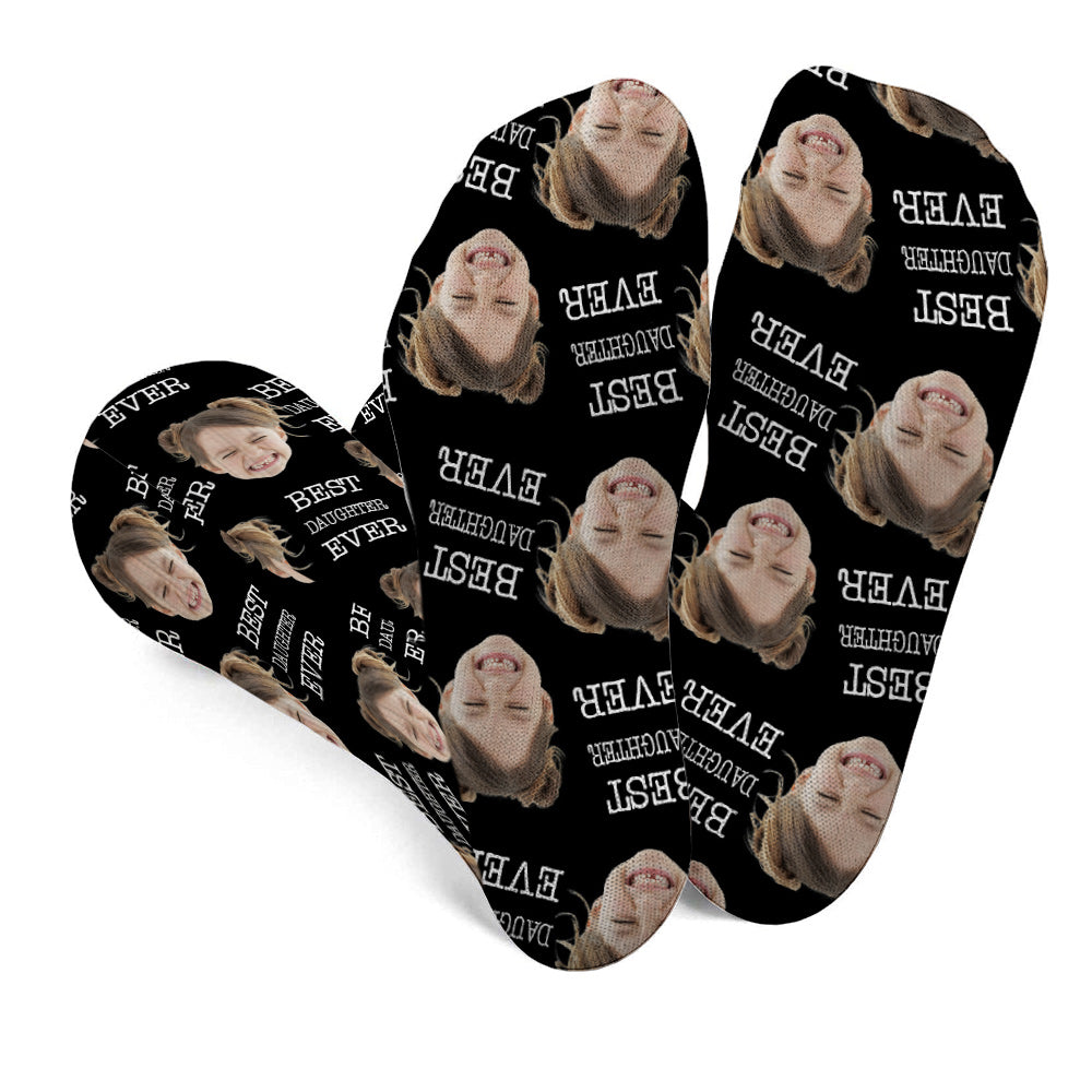 Custom Face - Personalized Daughter Socks