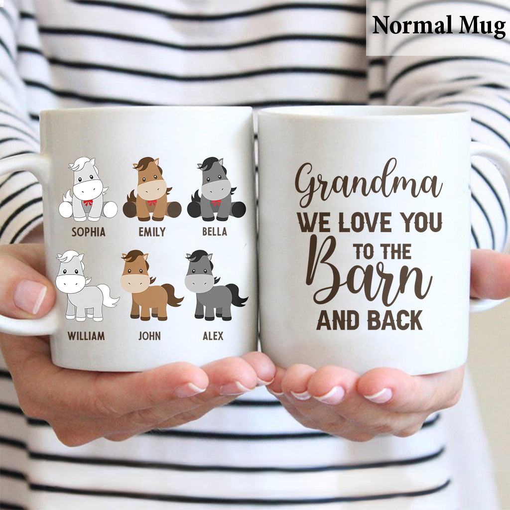 Daddy's Little Ponies - Horse gift for dad,grandpa, husband, him - Personalized Mug