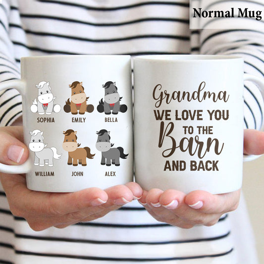 Daddy's Little Ponies - Horse gift for dad,grandpa, husband, him - Personalized Mug