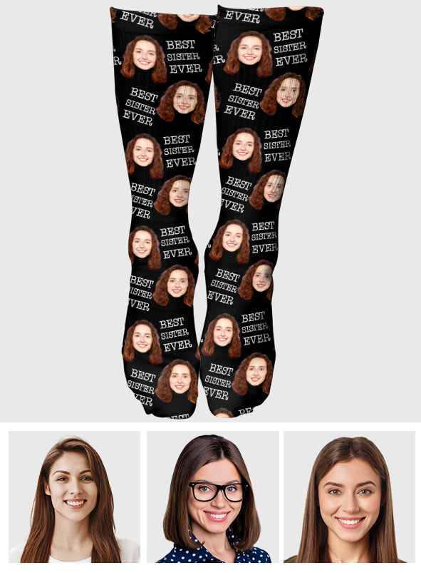 Custom Face - Personalized Bestie Socks