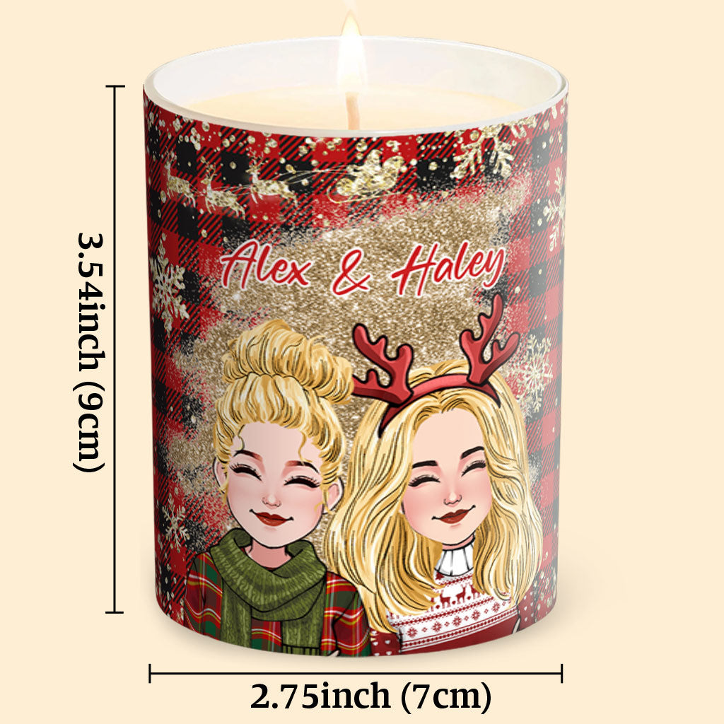 Dear Bestie - Personalized Bestie Candle With Wooden Lid