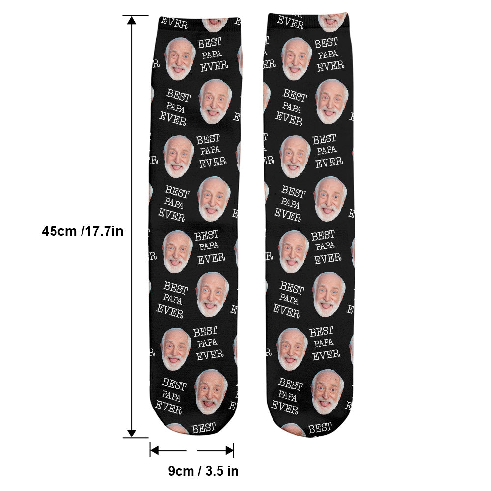 Custom Face - Personalized Grandpa Socks