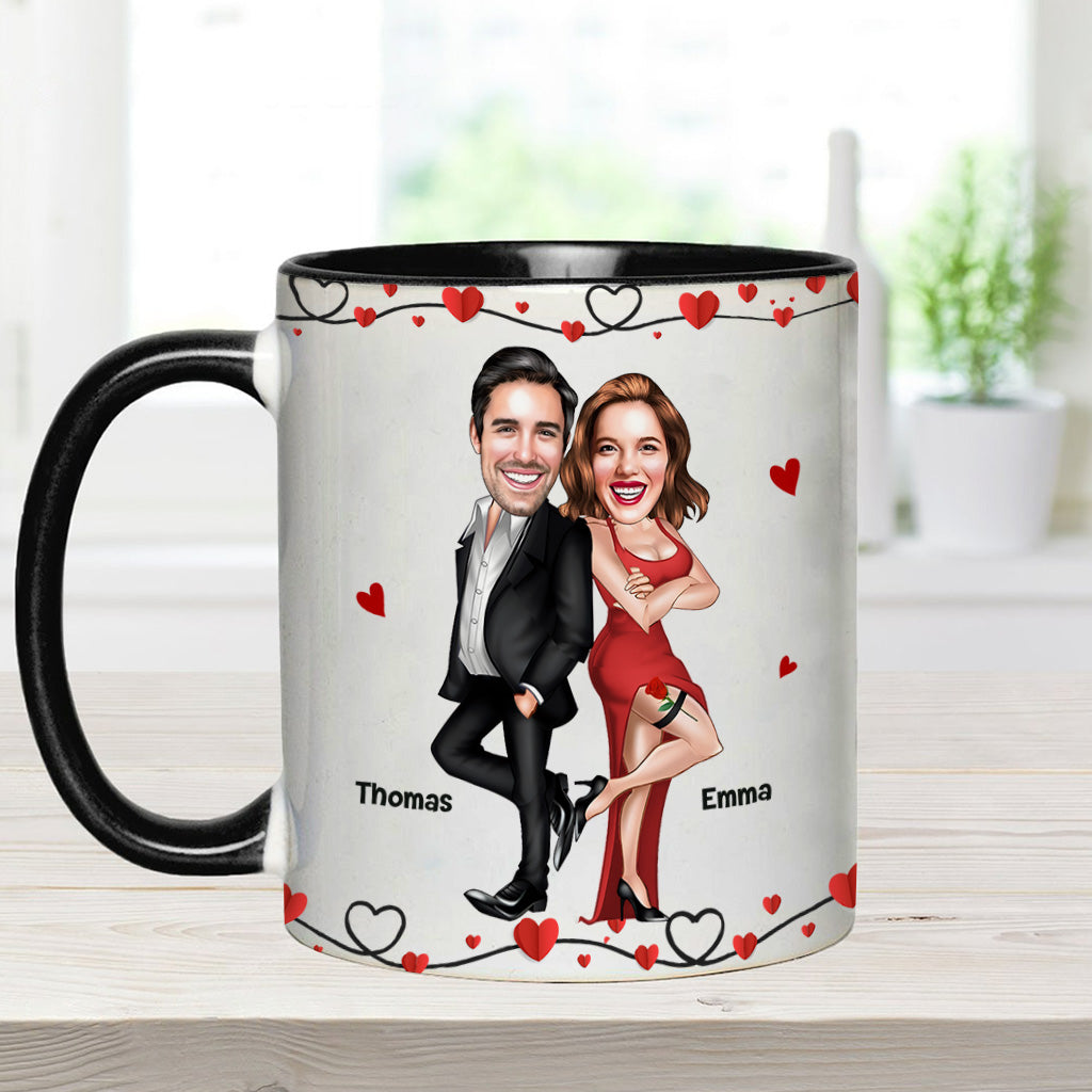 Congrats On Being My Husband - Personalized Couple Accent Mug