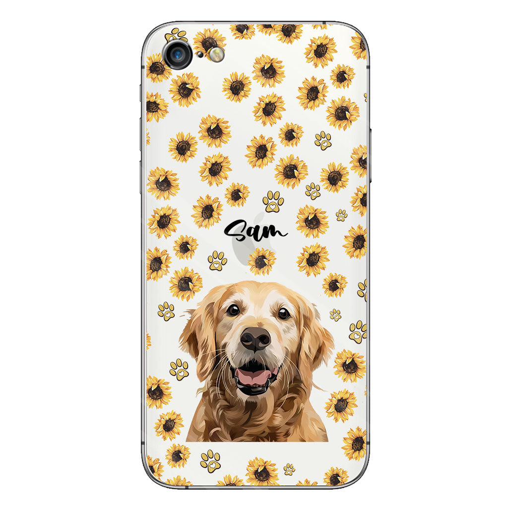 You Are My Sunshine - Personalized Dog Clear Phone Case