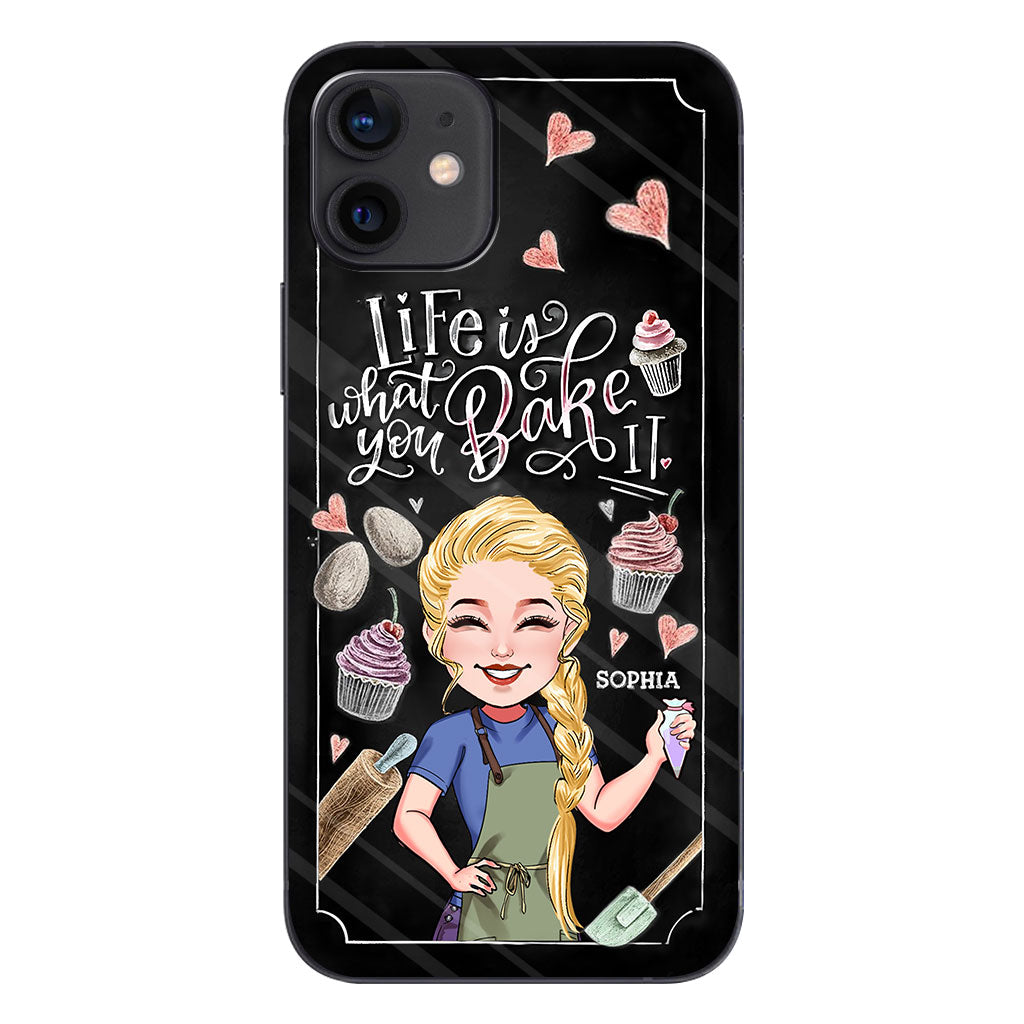 Life Is What You Bake It - Personalized Baking Phone Case