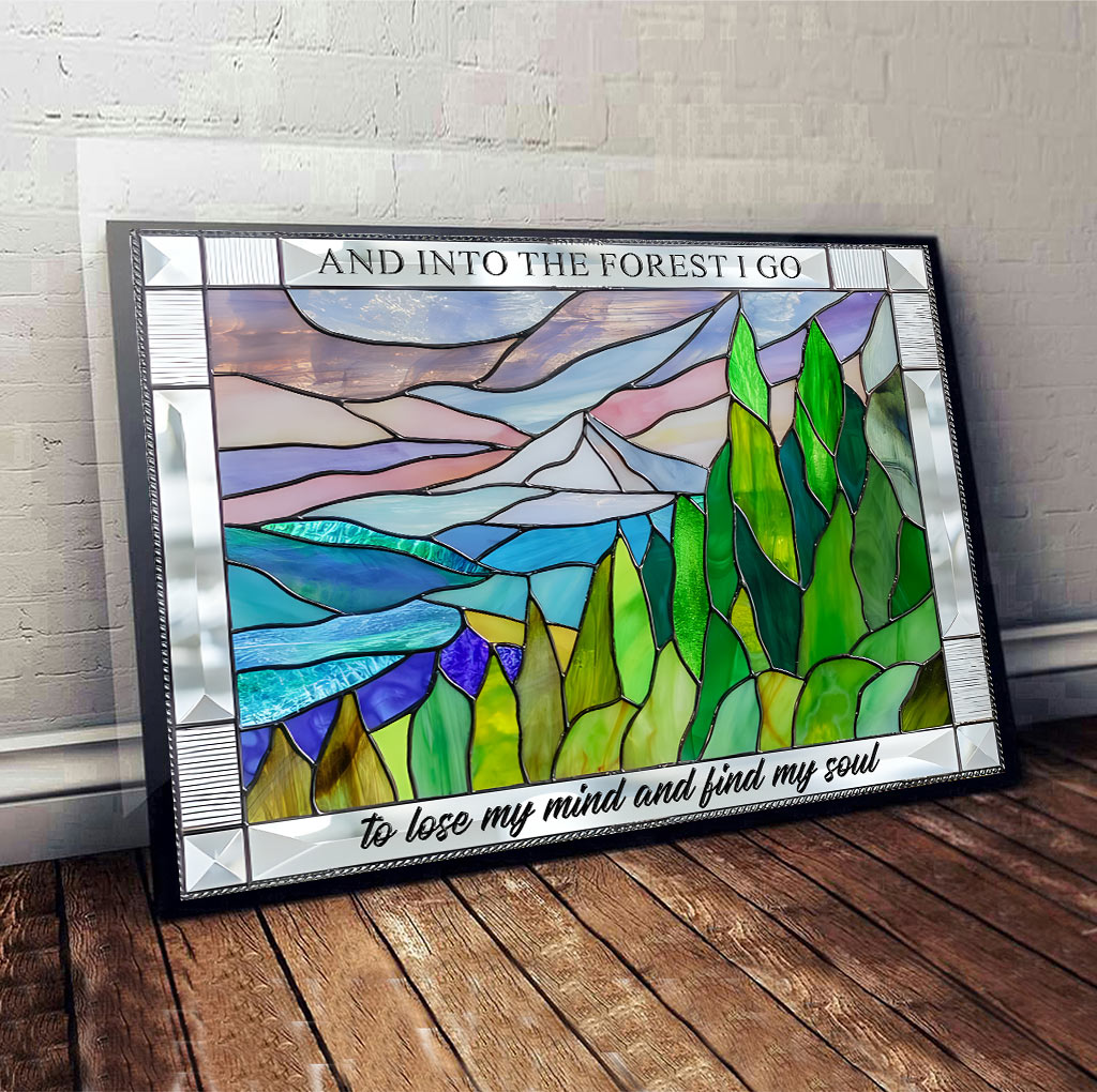 And Into The Forest I Go Hiking Canvas And Poster