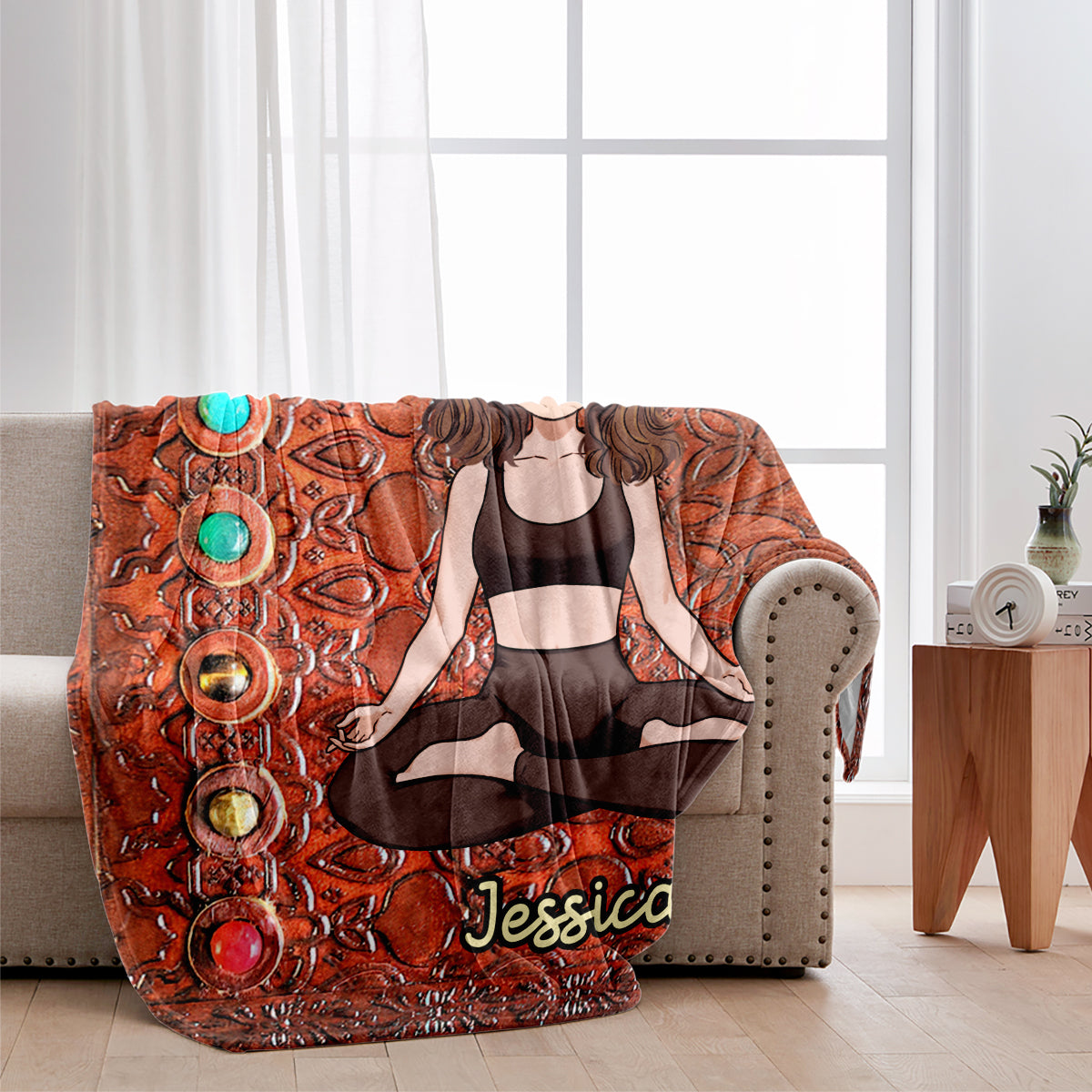 Namaste - Personalized Yoga Blanket