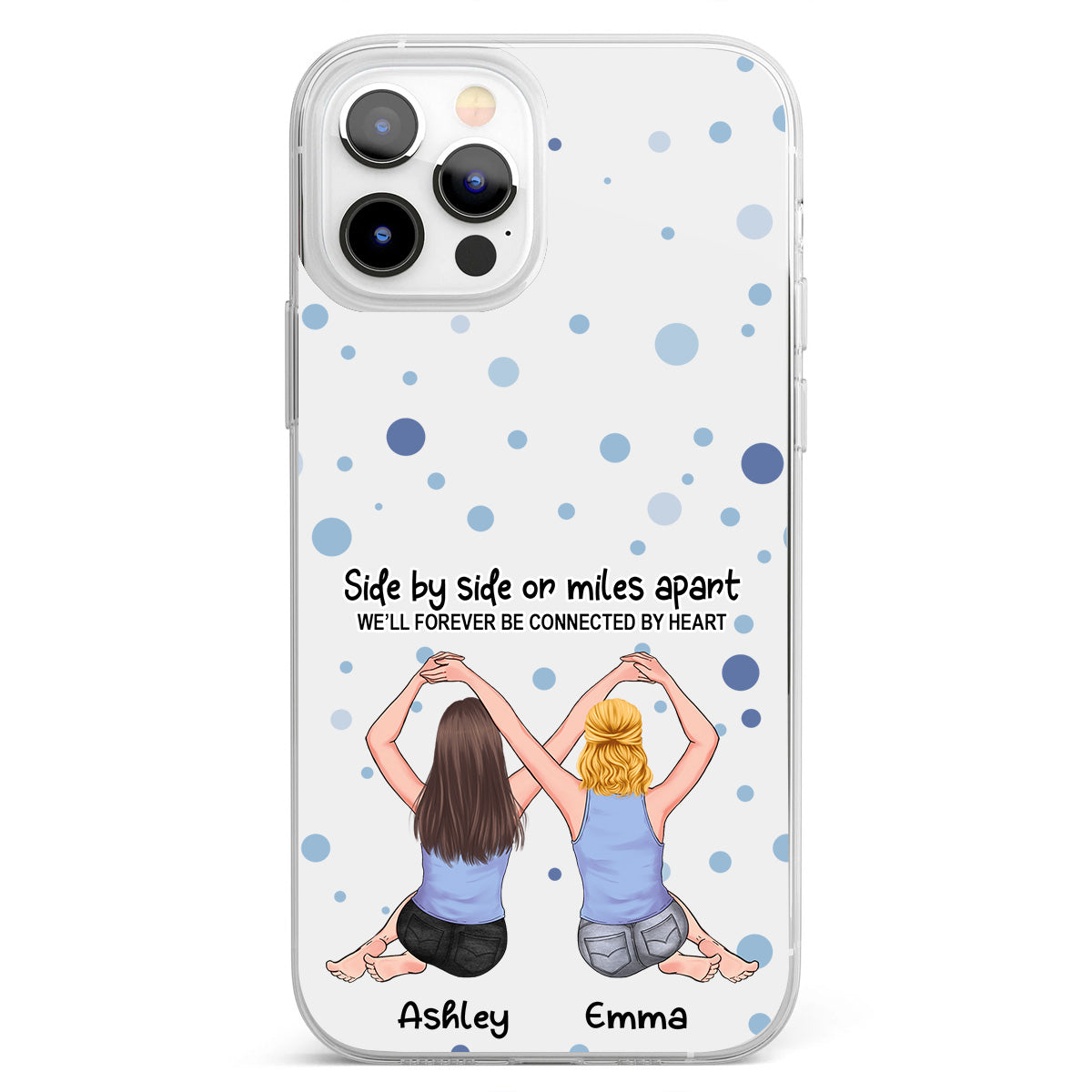 Bestie Forever - Bestie gift for sister - Personalized Clear Phone Case