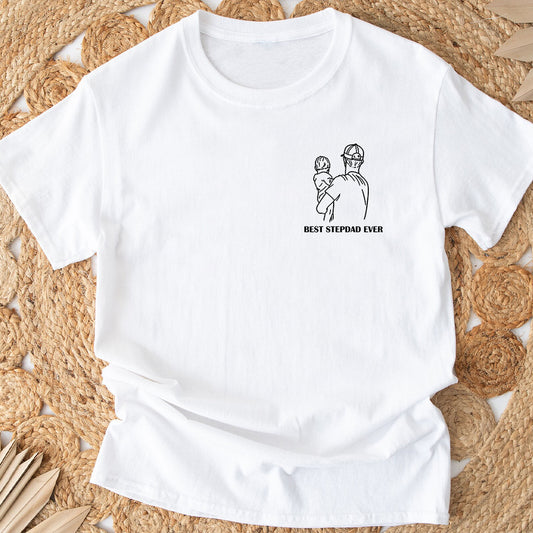 Meilleur beau-père du monde - Cadeau pour beau-père - T-shirt et sweat à capuche personnalisés