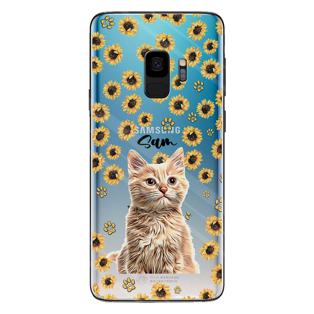You Are My Sunshine - Personalized Dog Clear Phone Case