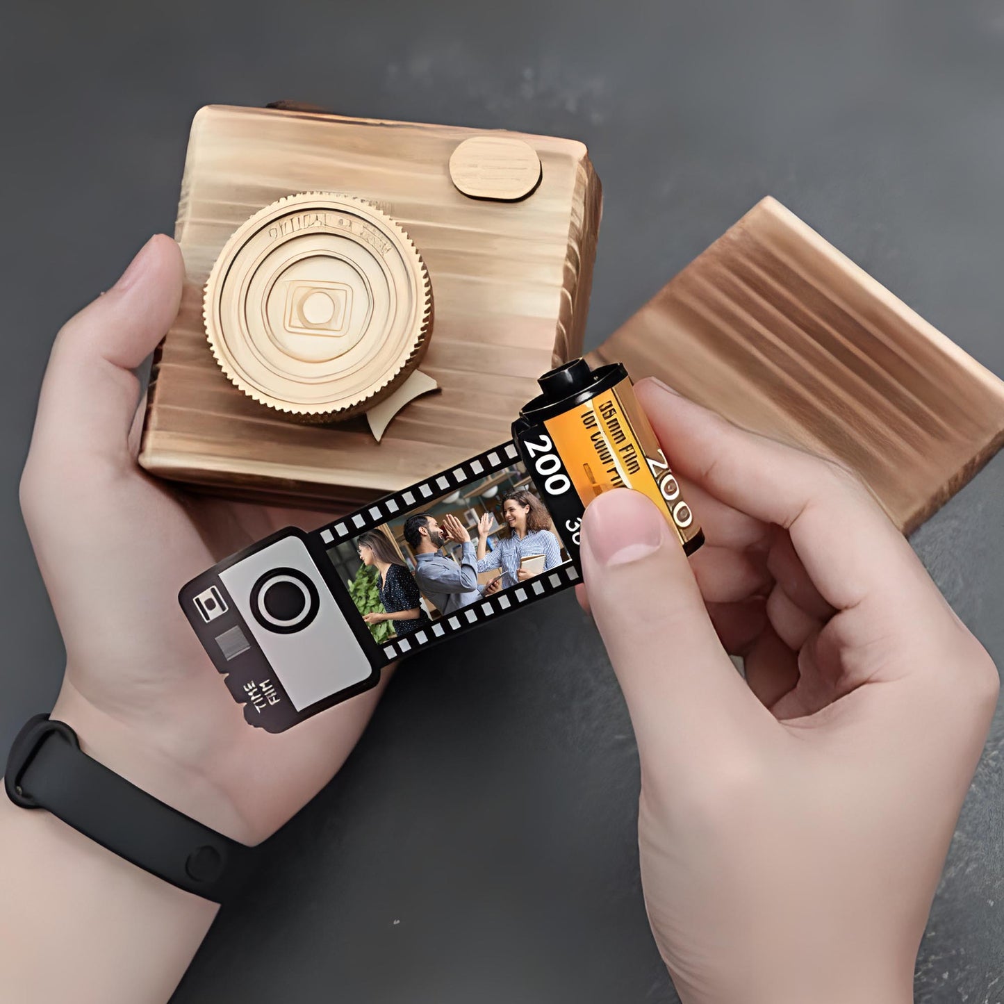 I Used To Work With Legends - Gift for colleague - Personalized Film Roll Keychain