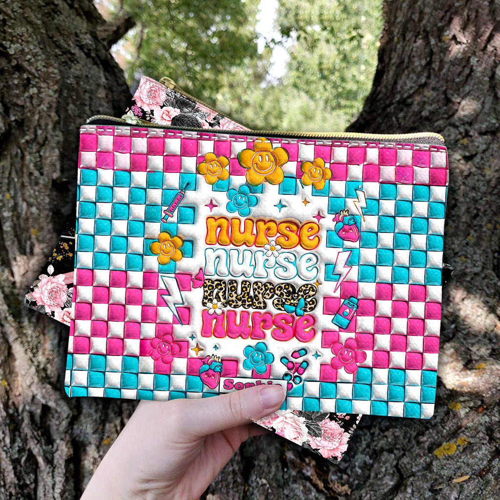 La vie d'infirmière - Cadeau pour une infirmière : maman, elle, épouse, petite amie, amie - Pochette personnalisée