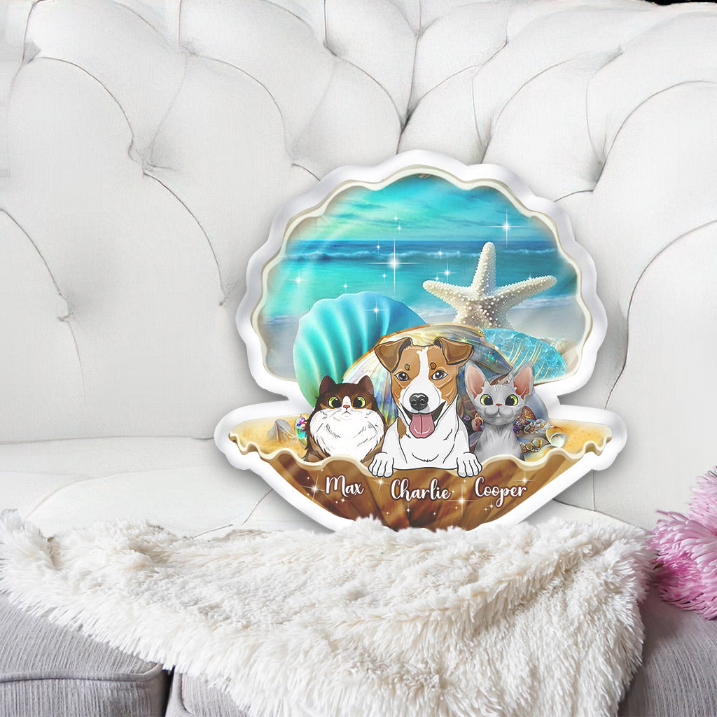 Petits Mignons - Coussin personnalisé en forme de chien