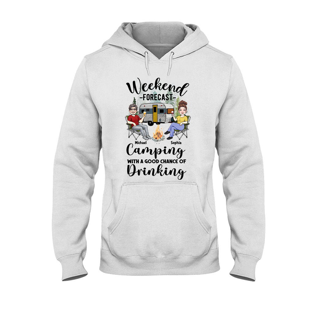 Weekend Forecast - Personalized Camping T-shirt And Hoodie