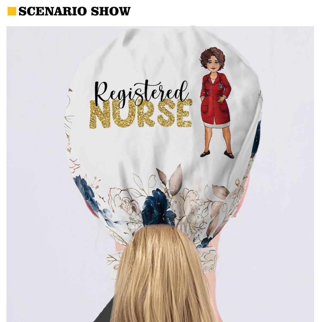 Registered - Personalized Nurse Scrub Cap