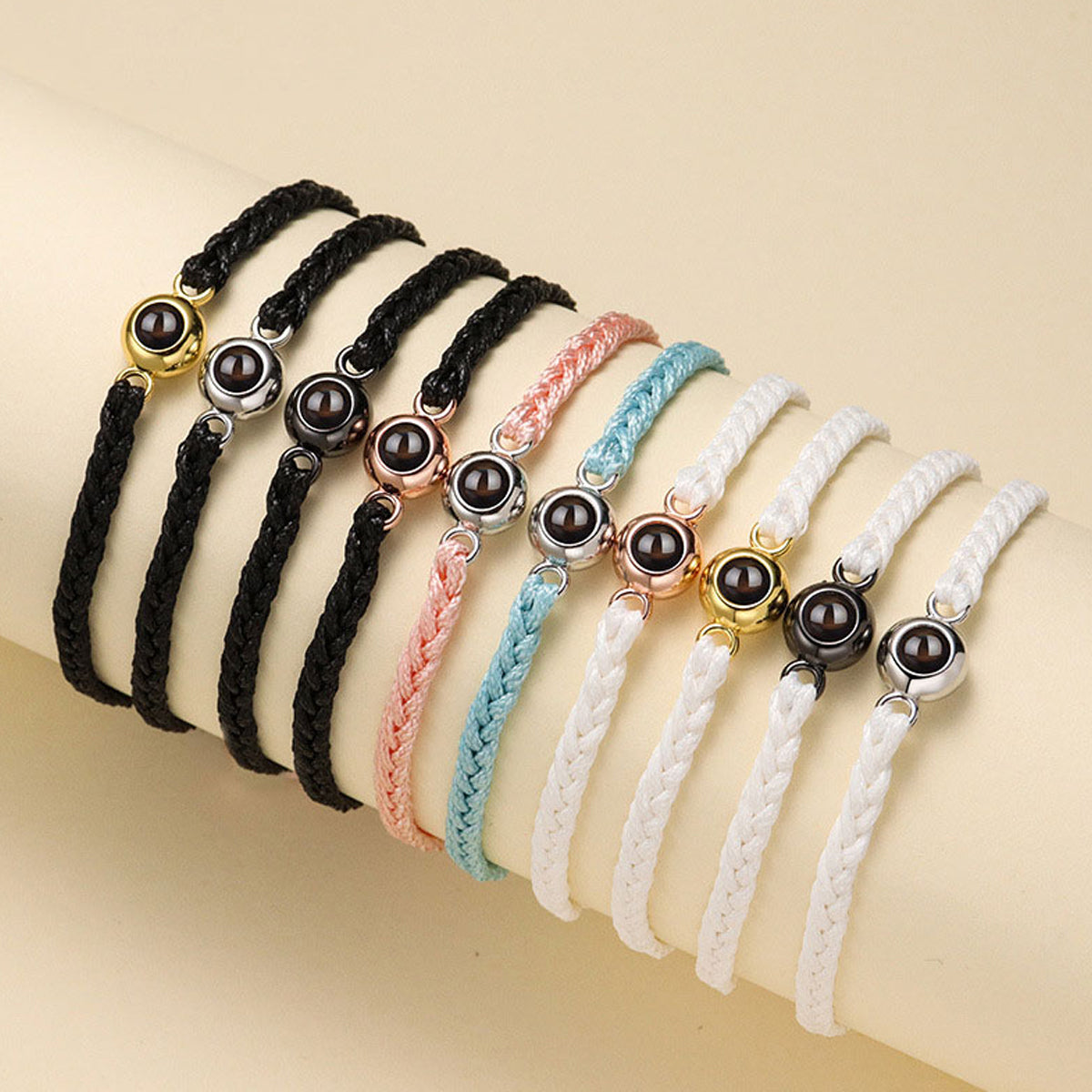 Bracelet de projection personnalisé « Chéri(e) » pour petit-fils